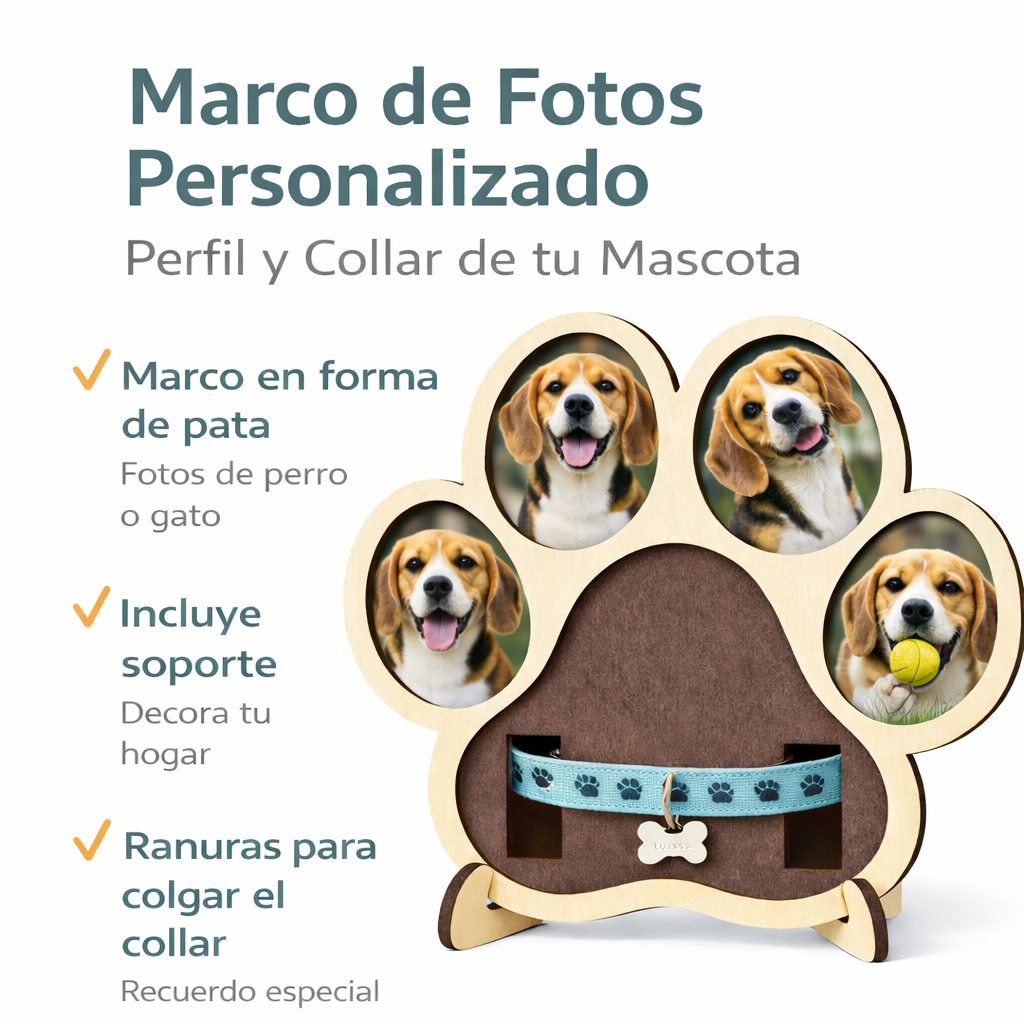 Huella Eterna un Marco Conmemorativo para Mascotas